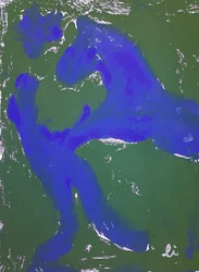 Dança Azul Abstrata