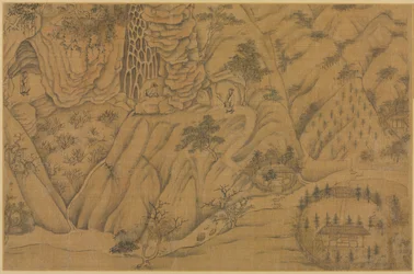 Habitação nas montanhas Longmian ("Dragão Adormecido")