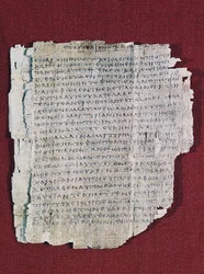 Papiro 66 ou Bodmer II, cerca de 200, códice quase completo do Evangelho de João em grego, Biblioteca Bodmer, Genebra, Suíça