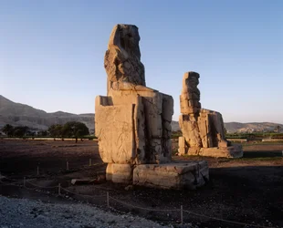Egito, Governado de Luxor, Karnak, Estátuas de Amenhotep III