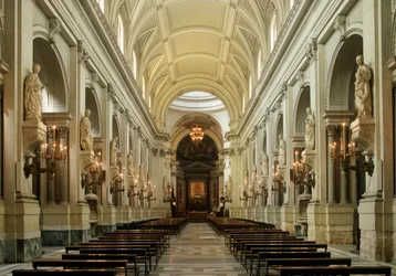 Itália, Região da Sicília, Palermo, catedral, interior, nave