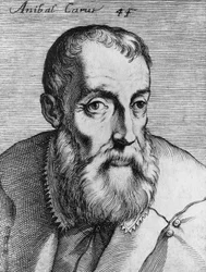 Retrato de Annibale Caro (1507-1566), poeta, dramaturgo e tradutor italiano, gravura