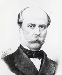 Retrato de Filippo Pacini (1812-1883), anatomista e patologista italiano