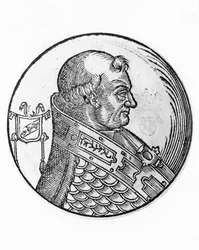 Retrato de Estevão IX, ou X (Frederic de Lorraine, cerca de 1020-1058)