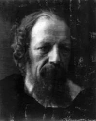 Retrato do poeta Alfred Lord Tennyson
