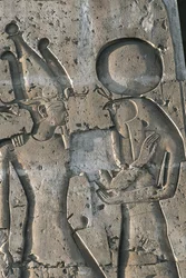 Alívio no templo funerário de Seti I