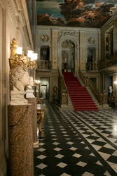 O Salão Pintado. Chatsworth House, Derbyshire (foto)