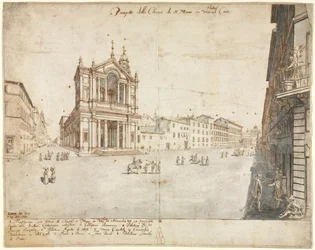 Dezoito Vistas de Roma: Santa Maria na Via Lata