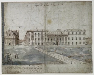 Dezoito Vistas de Roma: O Collegio di Propaganda Fide (reto)