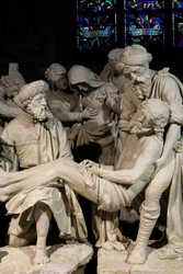 O sepultamento e o desmaio da virgem