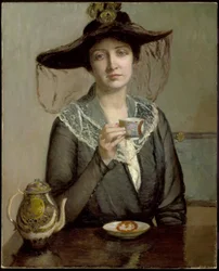 Uma xícara de chá, c.1900