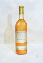 Chateau d&39;Yquem, 2003 (acrílico sobre papel)