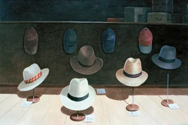 Loja de chapéus, 1990