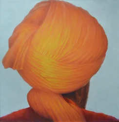 Turban de açafrão