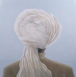 Turbante branco
