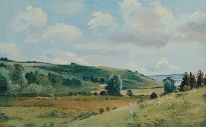 Paisagem de Verão perto de Dedham, entre 1849 e 1855.