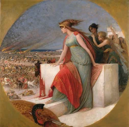 Battle Scene, c.1890 (óleo sobre tela)