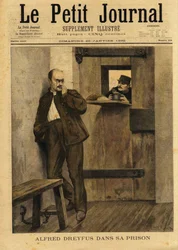 Le Petit Journal sobre o Caso Dreyfus, 1895.