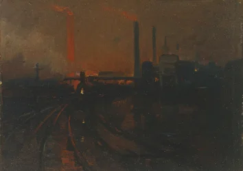 Siderurgia, Cardiff, à noite