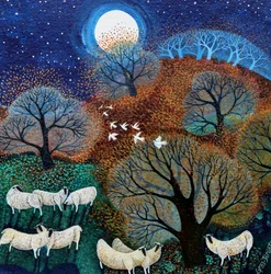 Windy Sheep, 2022 (acrílicos sobre linho)