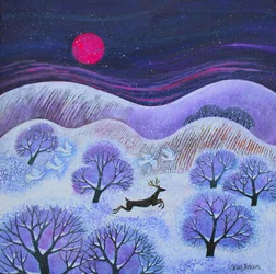 Veado de inverno, 2023 (acrílico sobre tela)