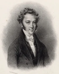 Retrato do pianista e compositor Ignaz Moscheles 1794-1870, c. 1830.