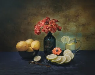 Limões e Rosas Elegantes