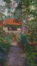 O tríptico ou jardim em flor (painel lateral) (1907)