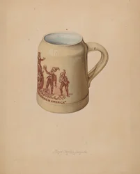 Caneca de Grés para Cerveja, 1939.