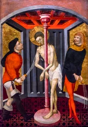 Flagelação de Cristo (têmpera sobre madeira)