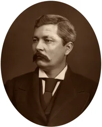 Henry Morton Stanley, explorador africano, 1880.