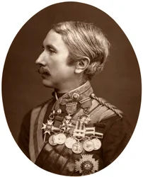 Major-general Sir Garnet Wolseley, KCB, soldado britânico, 1876.