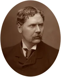 Marcus Stone, artista e associado da Royal Academy, 1882.