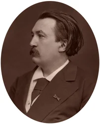 Paul Gustave Dore, artista francês, gravador e ilustrador, 1877.