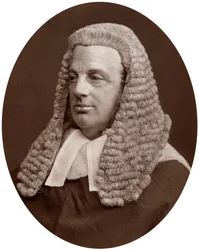 Direito Hon Sir William Baliol Brett, Juiz da Corte de Apelação, 1877.
