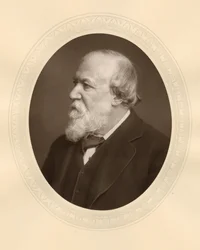 Robert Browning, poeta e dramaturgo inglês, c1880