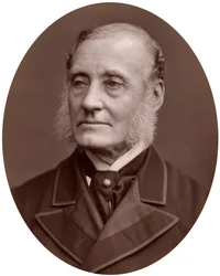 Sir Rutherford Alcock, diplomata britânico e presidente da Royal Geographic Society, 1877.