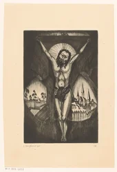 Cristo na cruz Le Christ I (título original no objeto)