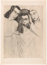 Christus tussen Johannes de Doper en Maria
Cristo, sua mãe e São João (título original)