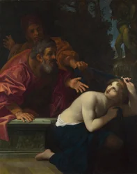 Susannah e os Anciãos, 1616