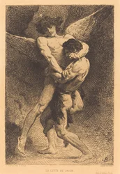 La Lutte de Jacob (Jacob Wrestling with the Angel)