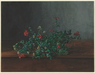 Ainda vida com flores silvestres, 1864.