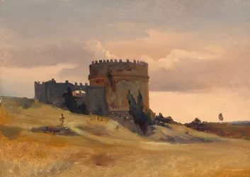 O Túmulo de Cecilia Metella, c. 1830.