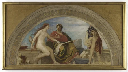 Esboço para o Salon des Lettres, Hôtel de Ville, Paris: L