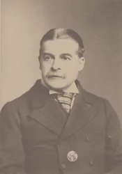 Retrato do compositor Sir Arthur Sullivan 1842-1900, década de 1880.