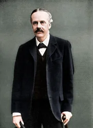 Arthur James Balfour, 1º Conde de Balfour, estadista britânico e Primeiro Ministro, 1912