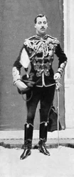 Príncipe Albert Victor, duque de Clarence e Avondale, c1890s.