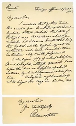 Carta de Henry John Temple para RB Hoppner, 18 de junho de 1832.