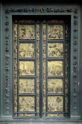 Porta do Paraíso, realizada por Ghiberti Lorenzo (1378-1443)