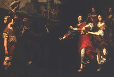 O Triunfo de David (óleo sobre tela)